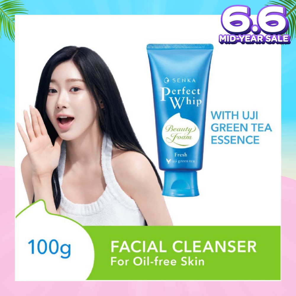 Perfect Whip Fresh Beauty Foam Facial Cleanser (For Matte and Oil-free Skin) 100g