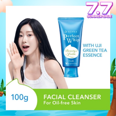 SENKA Perfect Whip Fresh Beauty Foam Facial Cleanser (For Matte and Oil-free Skin) 100g