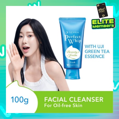 SENKA Perfect Whip Fresh Beauty Foam Facial Cleanser (For Matte and Oil-free Skin) 100g