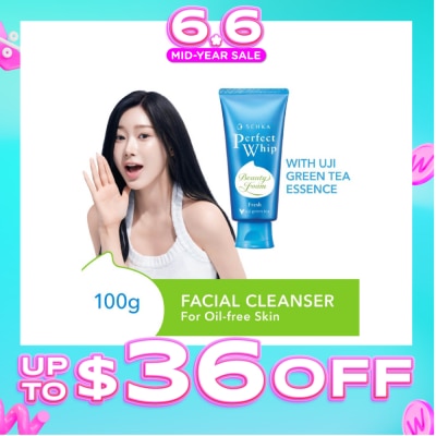 SENKA - Perfect Whip Fresh Beauty Foam Facial Cleanser (For Matte and Oil-free Skin) 100g