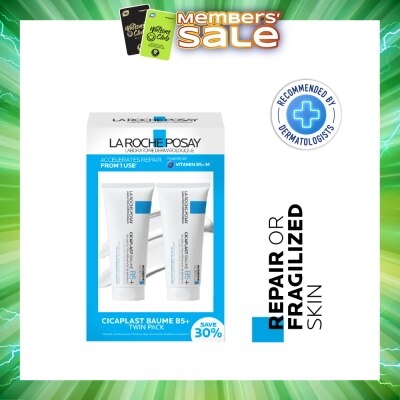 LA ROCHE-POSAY - Cicaplast Baume B5+ Twin Pack (To Helps Nourish & Soothe Dry Skin & Irritated Areas) 100ml x 2s