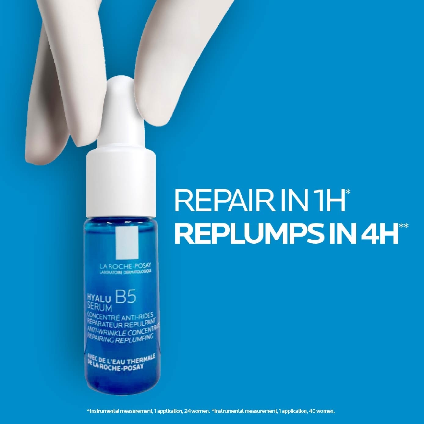 Anti-Wrinkle Trial Kit (Hyalu B5 Serum 10ml & Anthelios UVMune Invisible Fluid 15ml) 1s