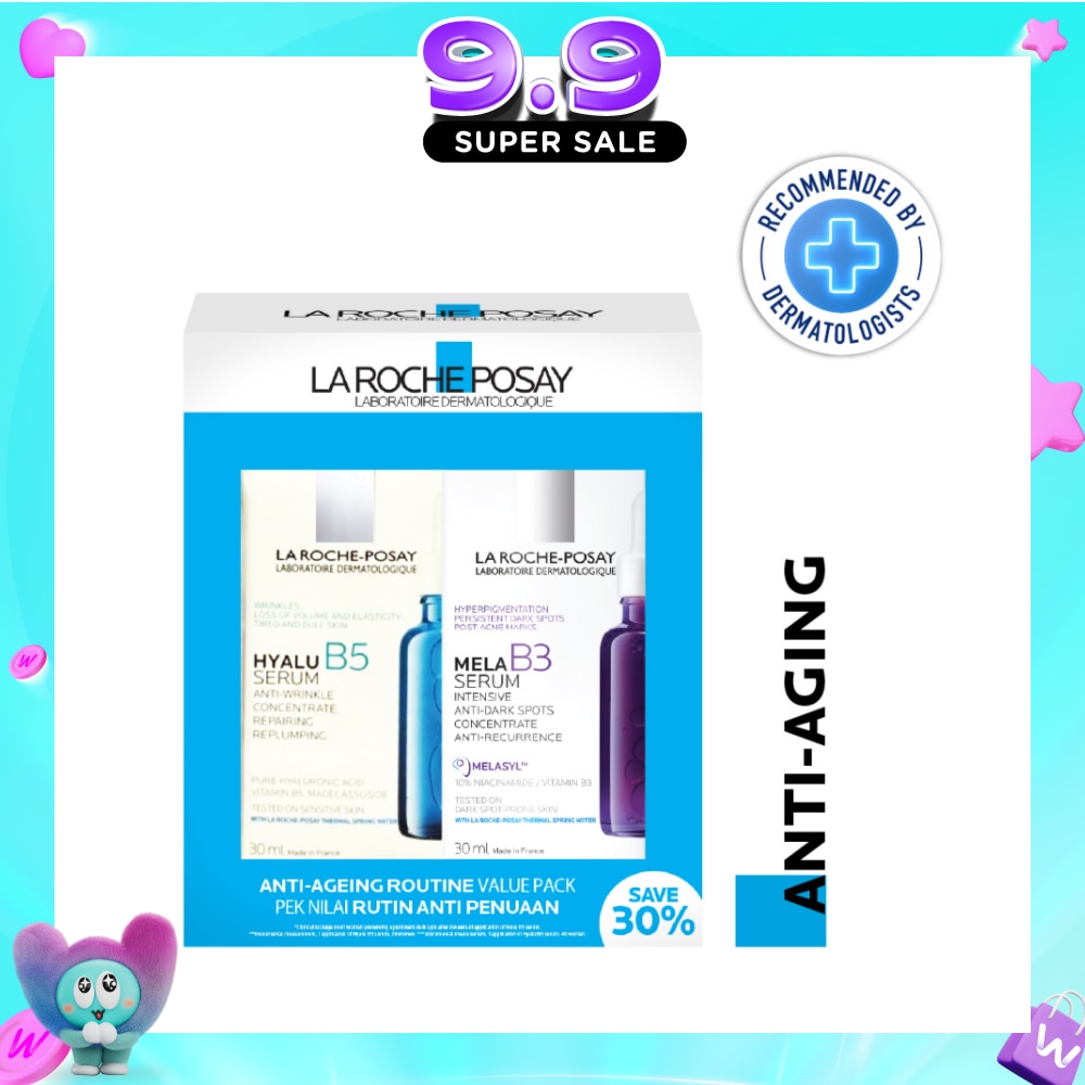 Anti-Ageing Serums Routine Pack Set (Hyalu B5 Serum 30ml & Mela B3 Serum 30ml) 1s image