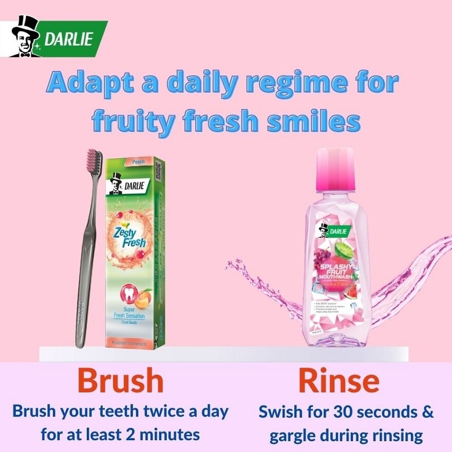 Zesty Fresh Toothpaste Fresh Peach (with iCool Beads) 120g