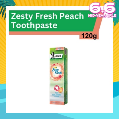 DARLIE Zesty Fresh Toothpaste Fresh Peach (with iCool Beads) 120g