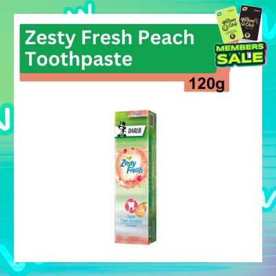 DARLIE Zesty Fresh Toothpaste Fresh Peach (with iCool Beads) 120g