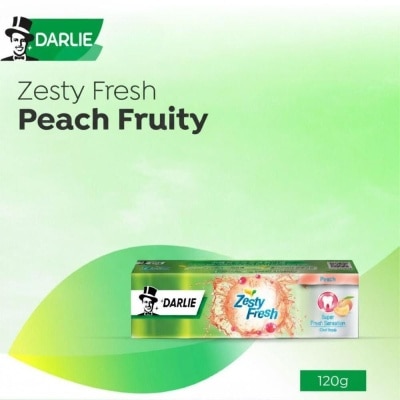 DARLIE Zesty Fresh Toothpaste Peach Fruity (with iCool Beads) 120g