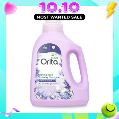 ORITA Baking Soda Laundry Detergent Lavender Scented 1500g image