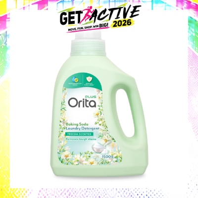 ORITA - Baking Soda Laundry Detergent Freesia Scented 1500g image