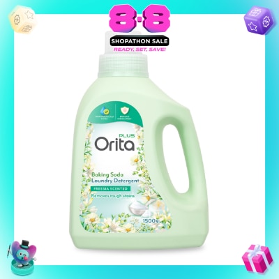 ORITA - Baking Soda Laundry Detergent Freesia Scented 1500g