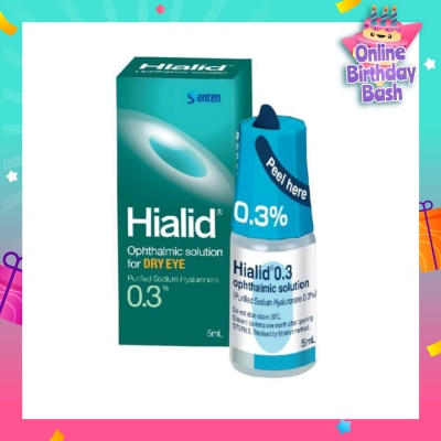 HIALID 0.3PCT EYE DROP 5ML