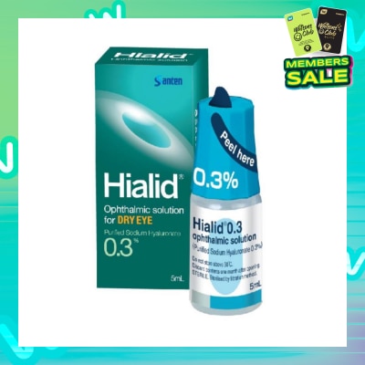 HIALID 0.3PCT EYE DROP 5ML