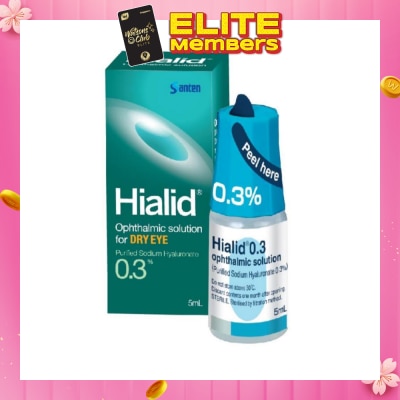 HIALID 0.3PCT EYE DROP 5ML