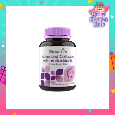 GREENLIFE Advanced Collagen with Antioxidants 120 Capsules