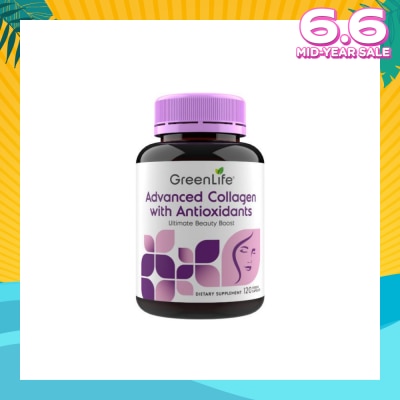 GREENLIFE Advanced Collagen with Antioxidants 120 Capsules