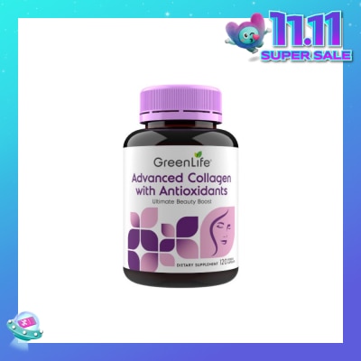 GREENLIFE Advanced Collagen with Antioxidants 120 Capsules