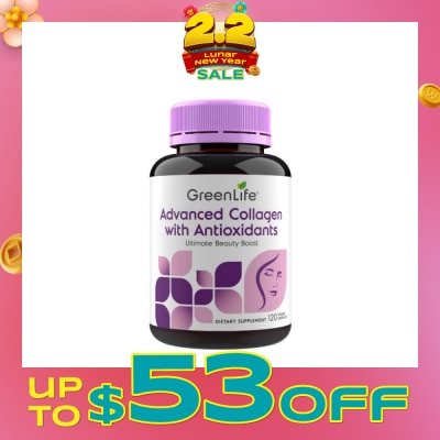 GREENLIFE Advanced Collagen with Antioxidants 120 Capsules