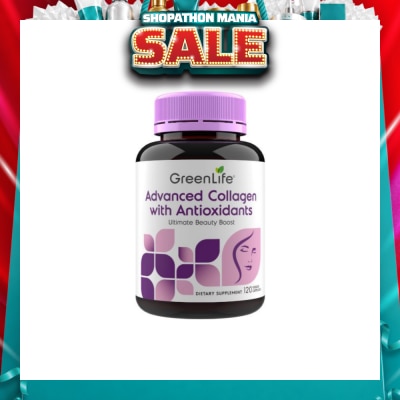 GREENLIFE - Advanced Collagen with Antioxidants 120 Capsules