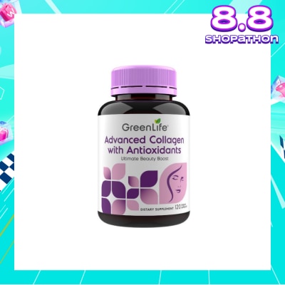 GREENLIFE Advanced Collagen with Antioxidants 120 Capsules