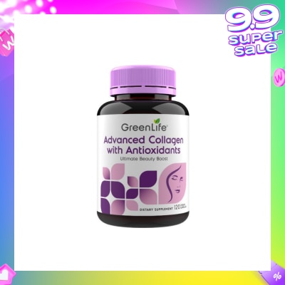 GREENLIFE Advanced Collagen with Antioxidants 120 Capsules