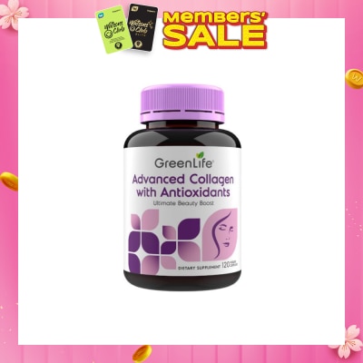 GREENLIFE Advanced Collagen with Antioxidants 120 Capsules