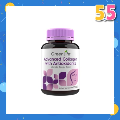 GREENLIFE Advanced Collagen with Antioxidants 120 Capsules
