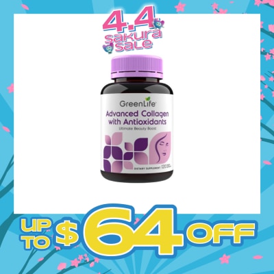 GREENLIFE - Advanced Collagen with Antioxidants 120 Capsules