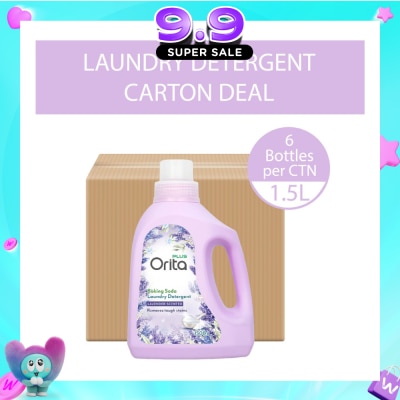 ORITA - Baking Soda Laundry Detergent Lavender Scented 1500g x 6s image