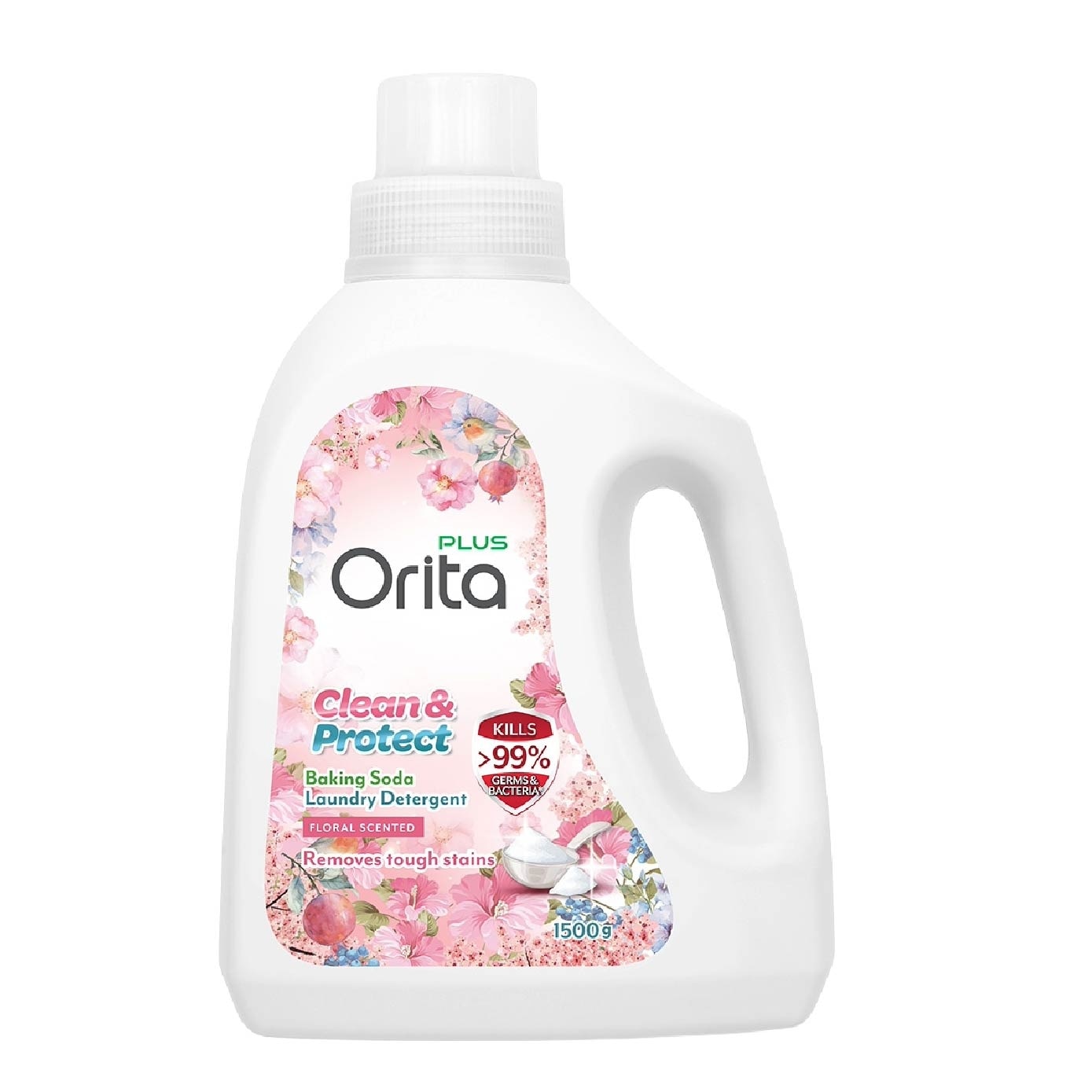 Baking Soda Laundry Detergent Floral Scented 1500g x 6s (Carton)