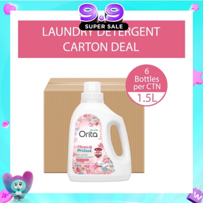 ORITA - Baking Soda Laundry Detergent Floral Scented 1500g x 6s (Carton) image