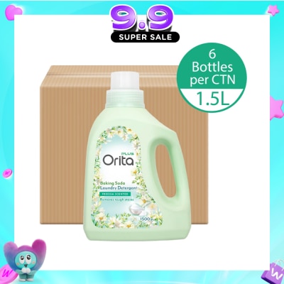ORITA - Baking Soda Laundry Detergent Freesia Scented 1500g x 6s (Carton) image
