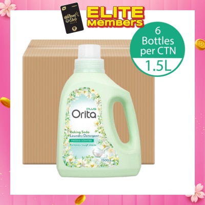 ORITA Baking Soda Laundry Detergent Freesia Scented 1500g x 6s (Carton)