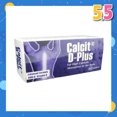 CALCIT D-PLUS D- Plus 60 Tablets