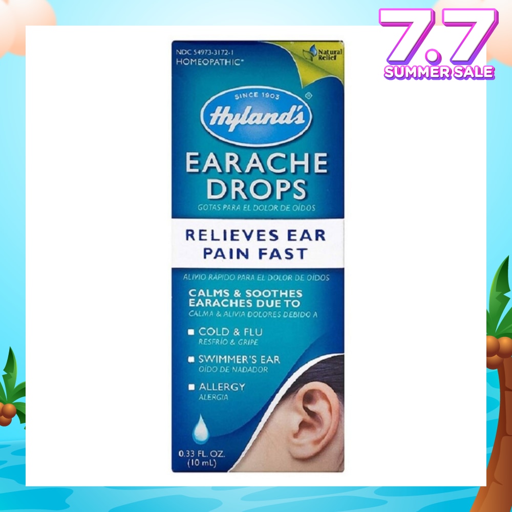 Earache Drops (Relieves Ear Pain Fast) 10ml