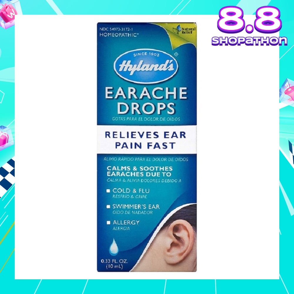 Earache Drops (Relieves Ear Pain Fast) 10ml