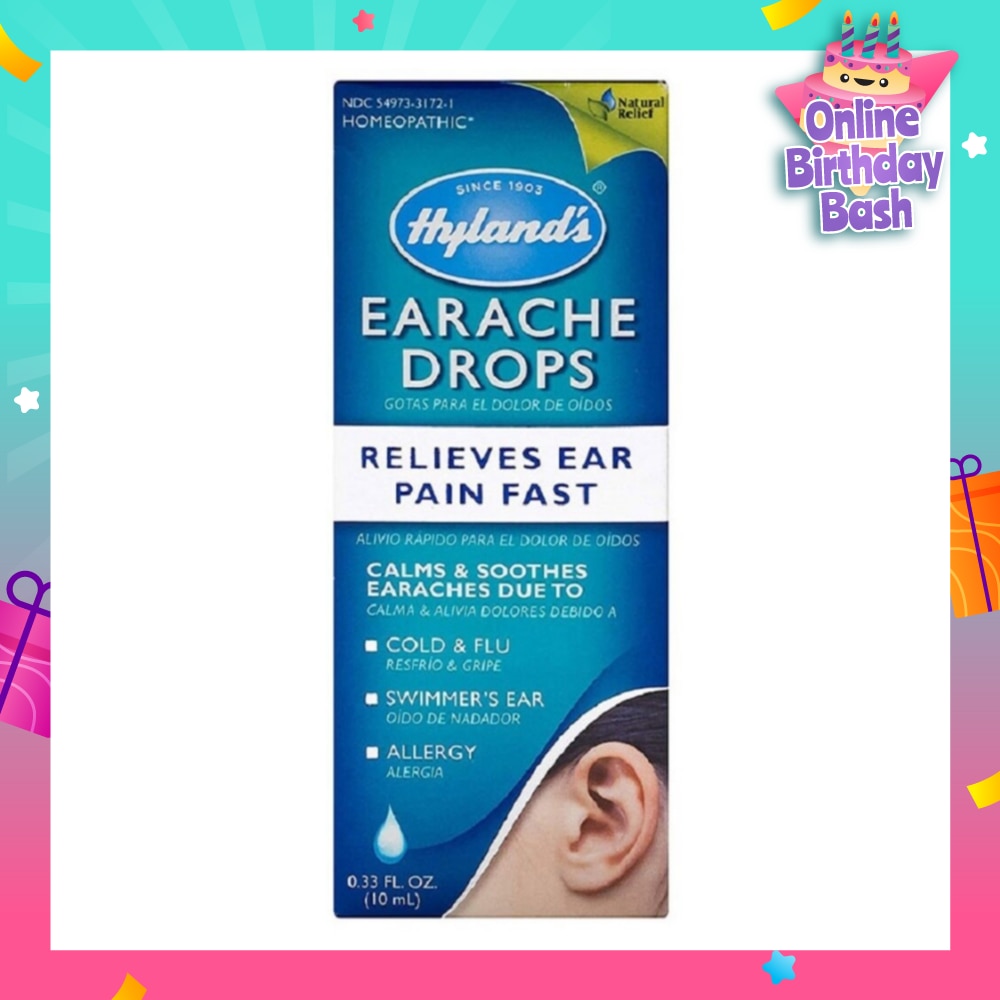 Earache Drops (Relieves Ear Pain Fast) 10ml