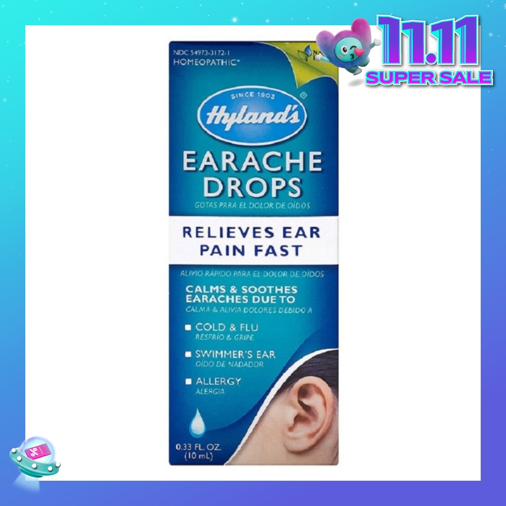 Earache Drops (Relieves Ear Pain Fast) 10ml