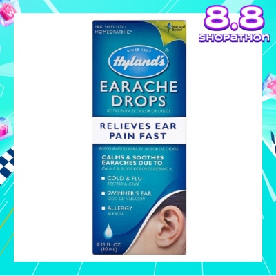 HYLAND'S Earache Drops (Relieves Ear Pain Fast) 10ml