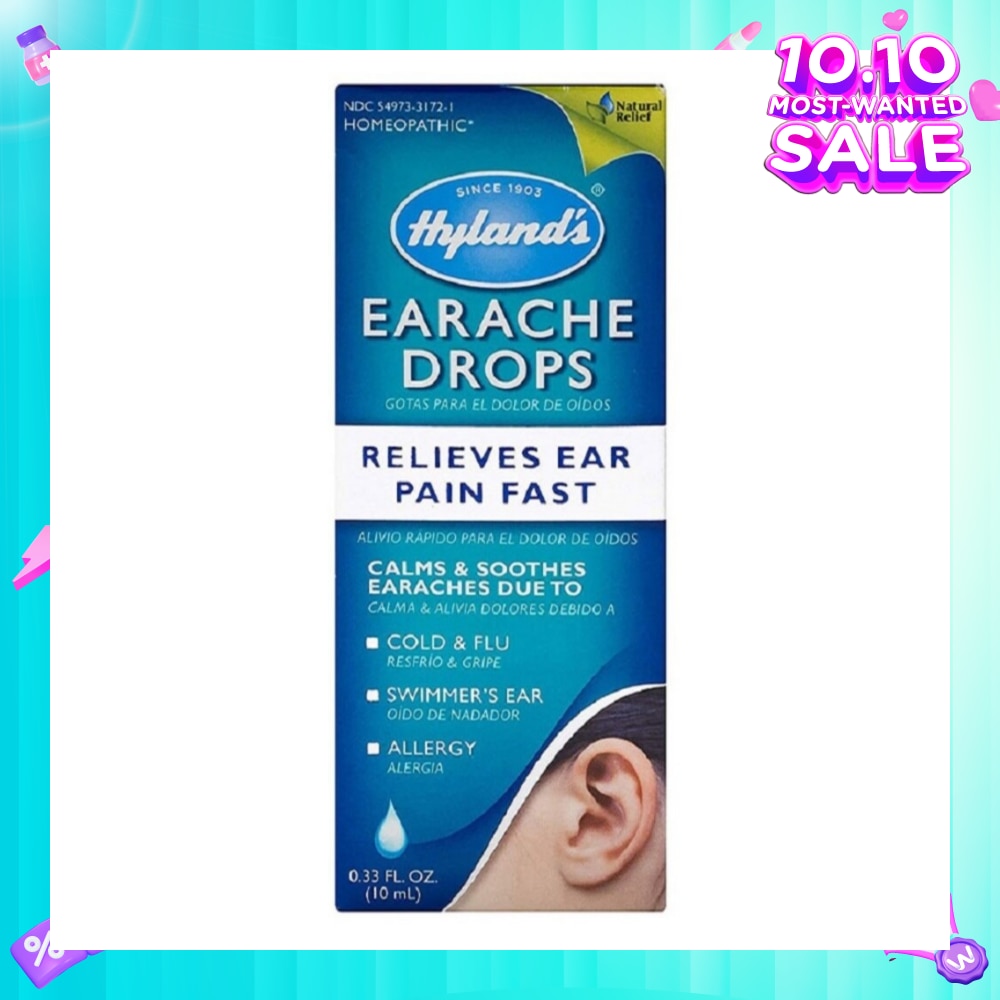 Earache Drops (Relieves Ear Pain Fast) 10ml