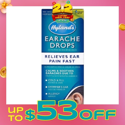 HYLAND'S Earache Drops (Relieves Ear Pain Fast) 10ml