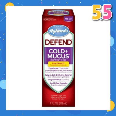 HYLAND'S Defend Cold + Mucus 118ml