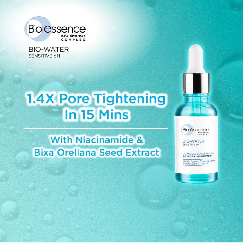 Bio-Water Sensitive pH Dermatologically Tested B5 Pore Minimizer (Tightens Enlarged Pores & Refines Skin Texture) 30ml