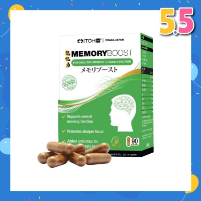 ITOH AR Memory Boost Vegecap (For Healthy Memory & Brain Function) 90s