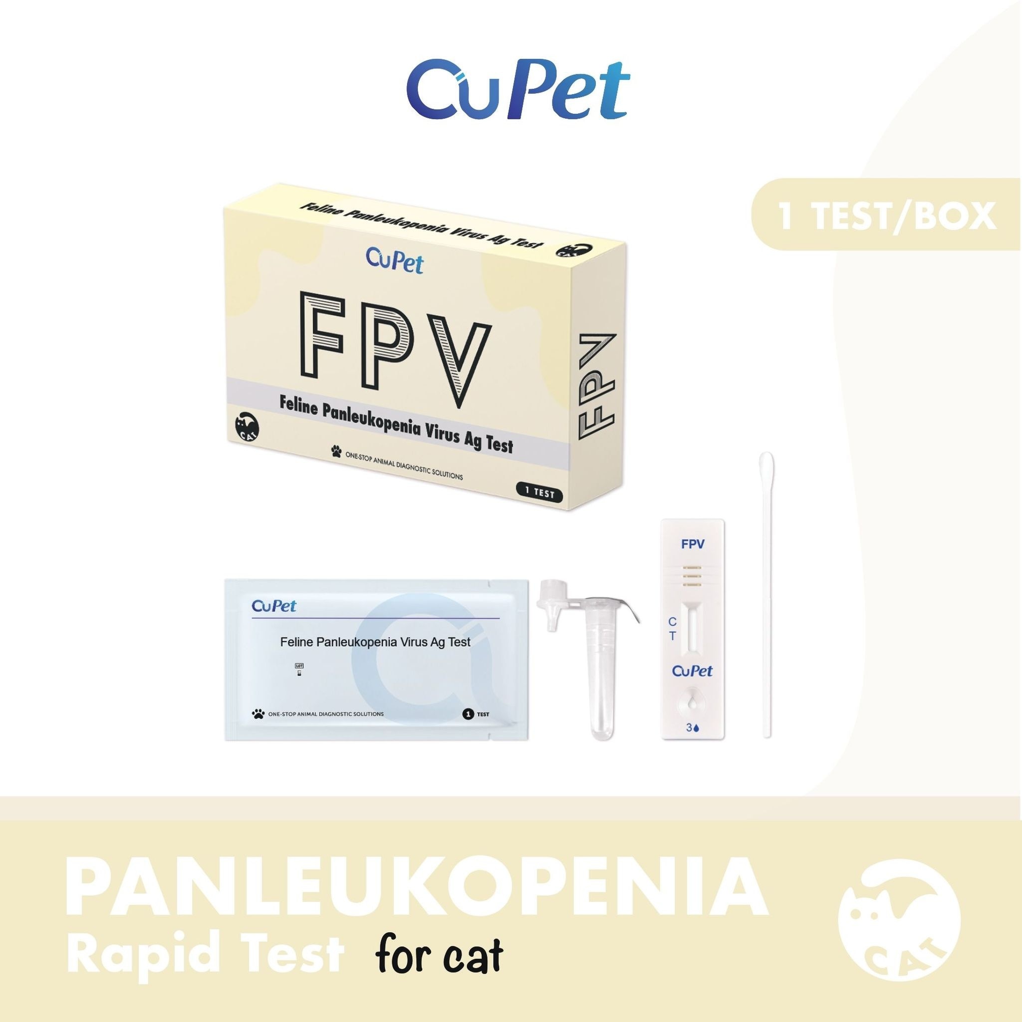 Feline Panleukopenia Virus (FPV) Ag Test 1s