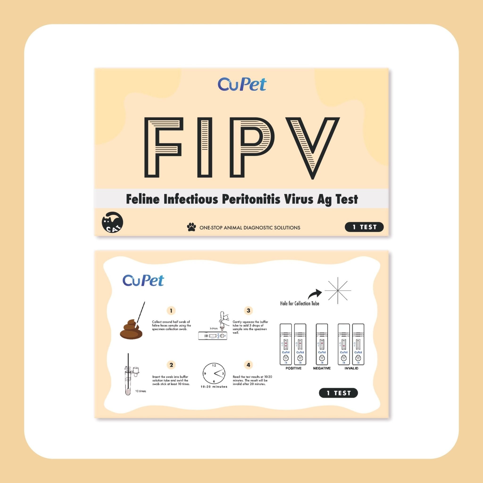 Feline Infectious Peritonitis Virus (FIPV) Ag Test 1s