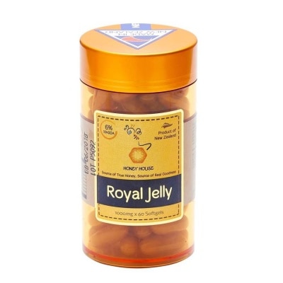 HONEY HOUSE Royal Jelly Capsule 1000mg 60s