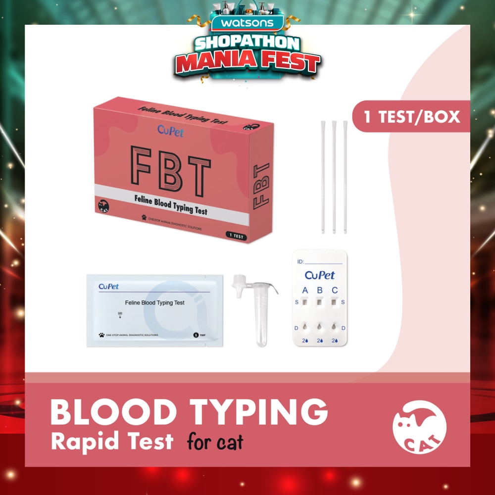 Feline Blood Typing (FBT) Test 1s (Expiry: Apr`2027)