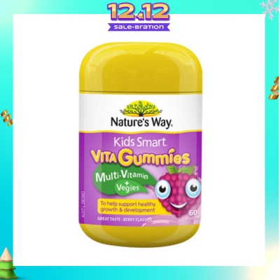 NATURES WAY Kids Smart Vita Gummies Multi-Vitamin + Vegies 60S
