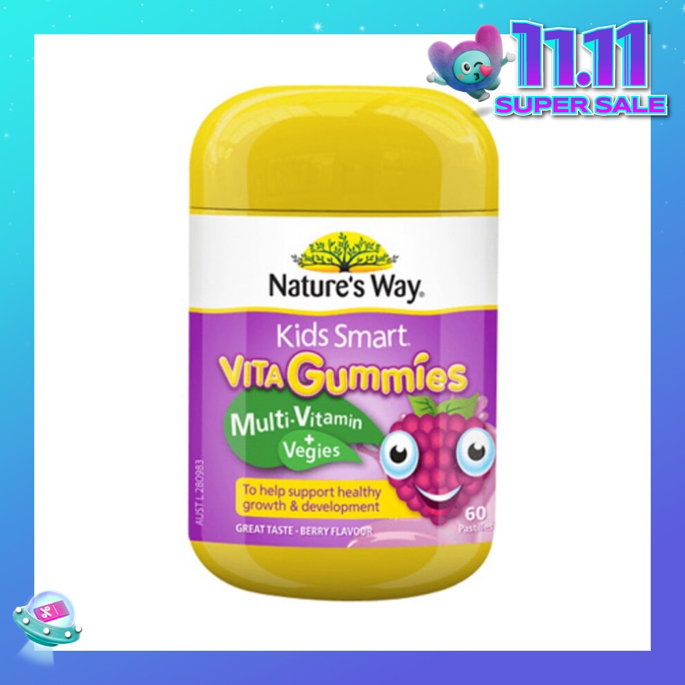 Kids Smart Vita Gummies Multi-Vitamin + Vegies 60S