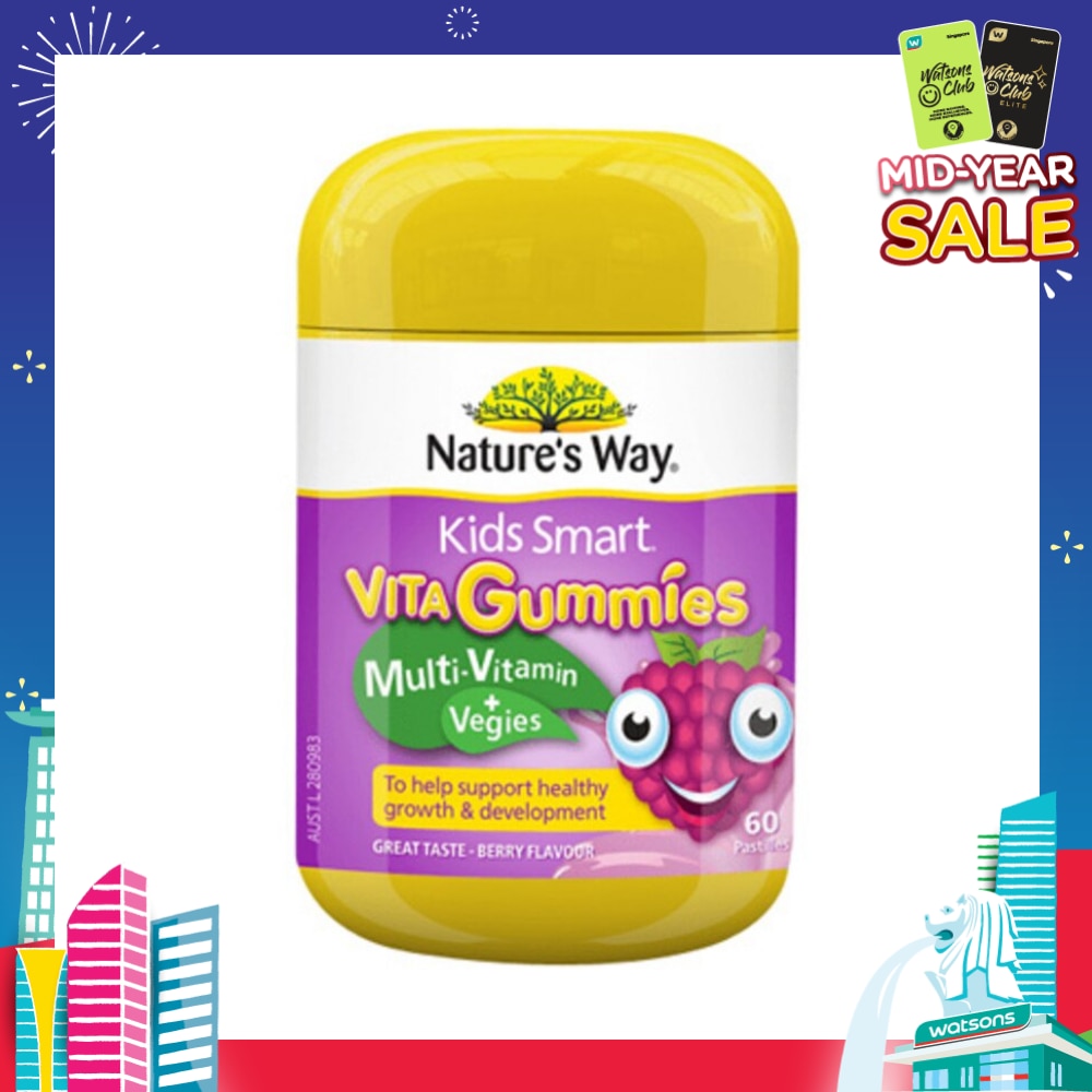 Kids Smart Vita Gummies Multi-Vitamin + Vegies 60S